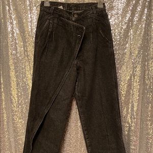 Black acid wash VTG ROCKY MOUNTAIN JEANS sz 5